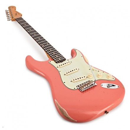 FENDER LIMITED EDITION CUSTOM SHOP '60 STRATOCASTER RELIC FADED AGED TAHITIAN CORAL